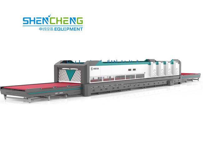 節能型通過式強制對流單室鋼化爐